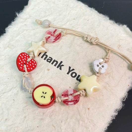 Apple Grove Heart-Handwoven Bracelets