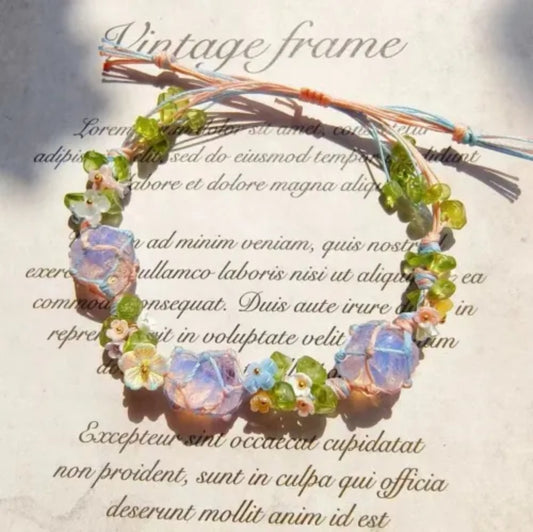 Endless Summer-Handwoven Crystal Bracelets