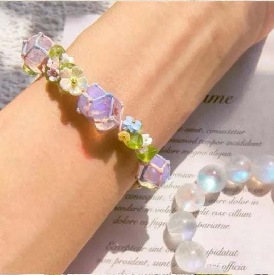 Endless Summer-Handwoven Crystal Bracelets