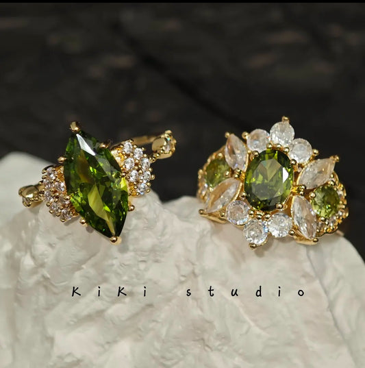 Emerald City Temple Adjustable Ring