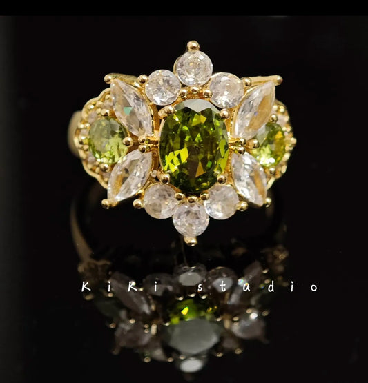 Emerald City Temple Adjustable Ring